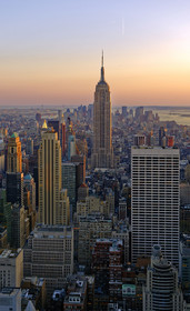 Etats-Unis, New York, Liberty Island, statue de la Liberté inaugurée en 1886 pour célébrer le centenaire de la Déclaration d'indépendance américaine, elle a été conçu par le sculpteur français Auguste Bartholdi et l'ingénieur Gustave Eiffel classée Patrimoine Mondial de l'UNESCO depuis 1984